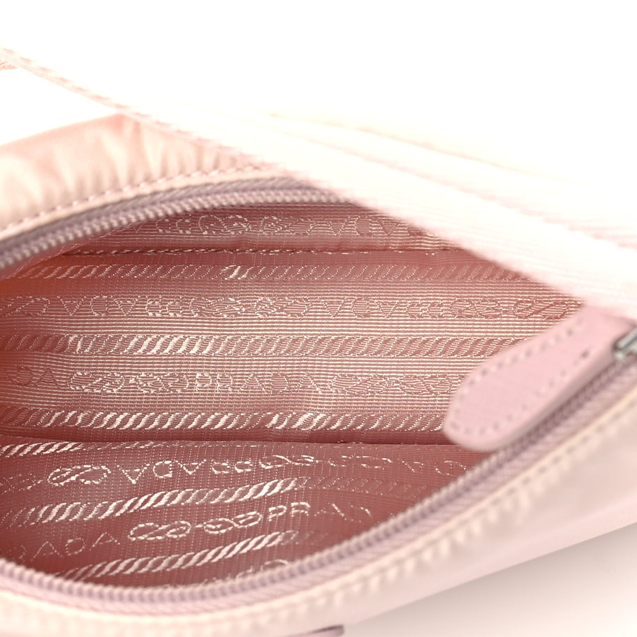 Prada Tessuto Nylon Saffiano Re-Edition 2000 Bag  Alabastro Image 4