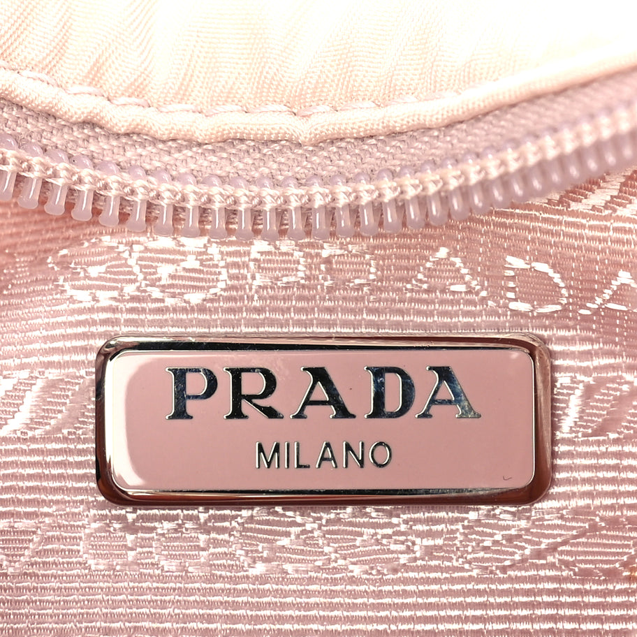 Prada Tessuto Nylon Saffiano Re-Edition 2000 Bag  Alabastro Image 5