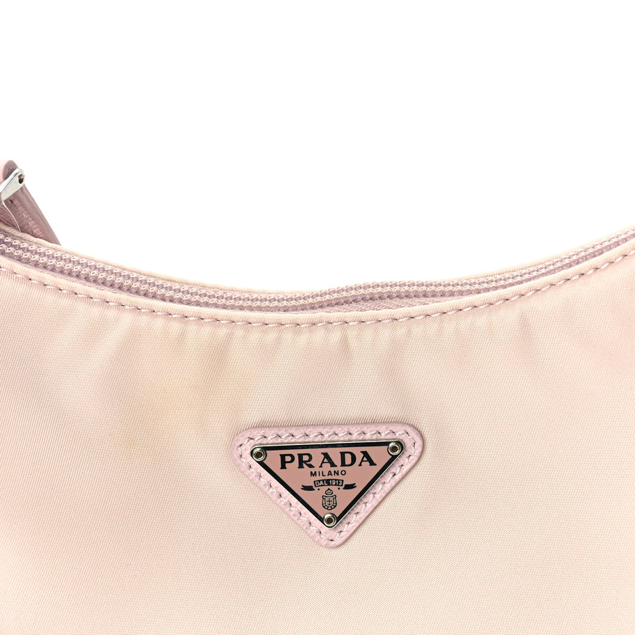Prada Tessuto Nylon Saffiano Re-Edition 2000 Bag  Alabastro Image 6