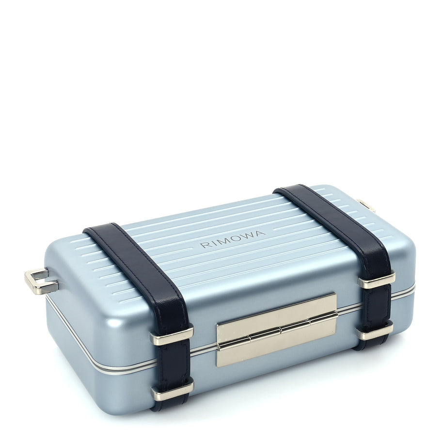 Christian Dior X RIMOWA Aluminum Personal Clutch On Strap  Bleu Image 3