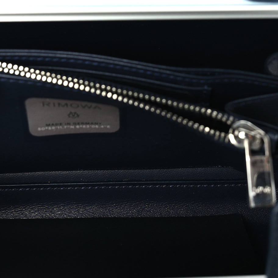 Christian Dior X RIMOWA Aluminum Personal Clutch On Strap  Bleu Image 4