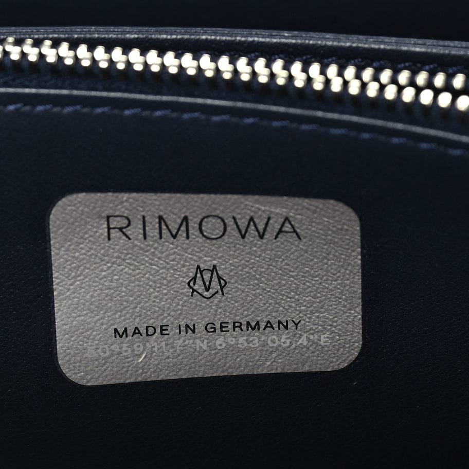 Christian Dior X RIMOWA Aluminum Personal Clutch On Strap  Bleu Image 5