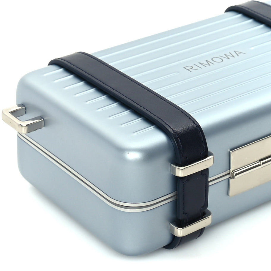 Christian Dior X RIMOWA Aluminum Personal Clutch On Strap  Bleu Image 7
