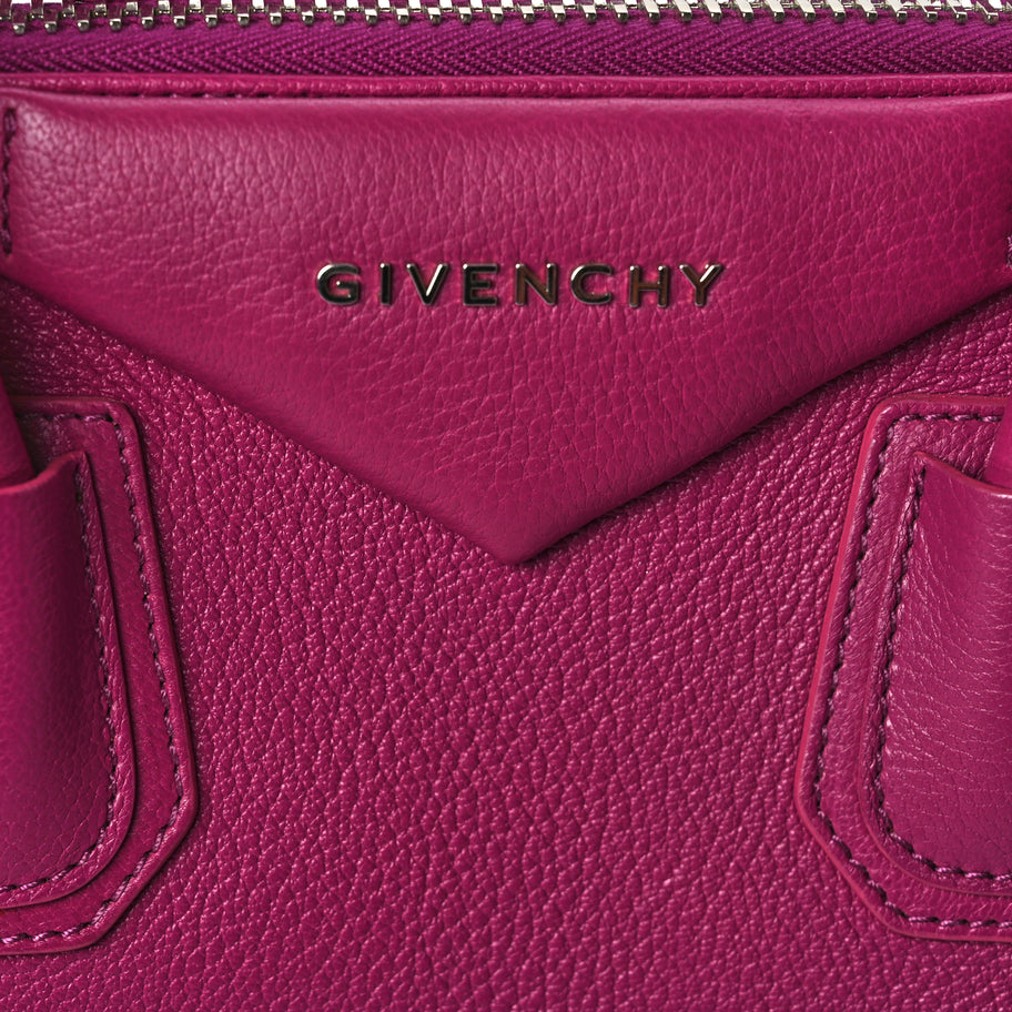 Givenchy Sugar Goatskin Small Antigona Fuchsia Image 7