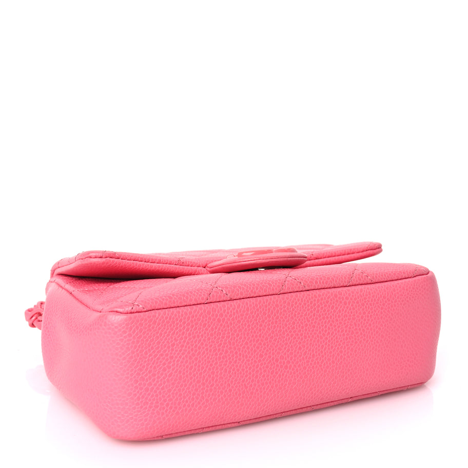 Chanel Caviar Quilted Incognito Mini Square Flap Pink Image 3