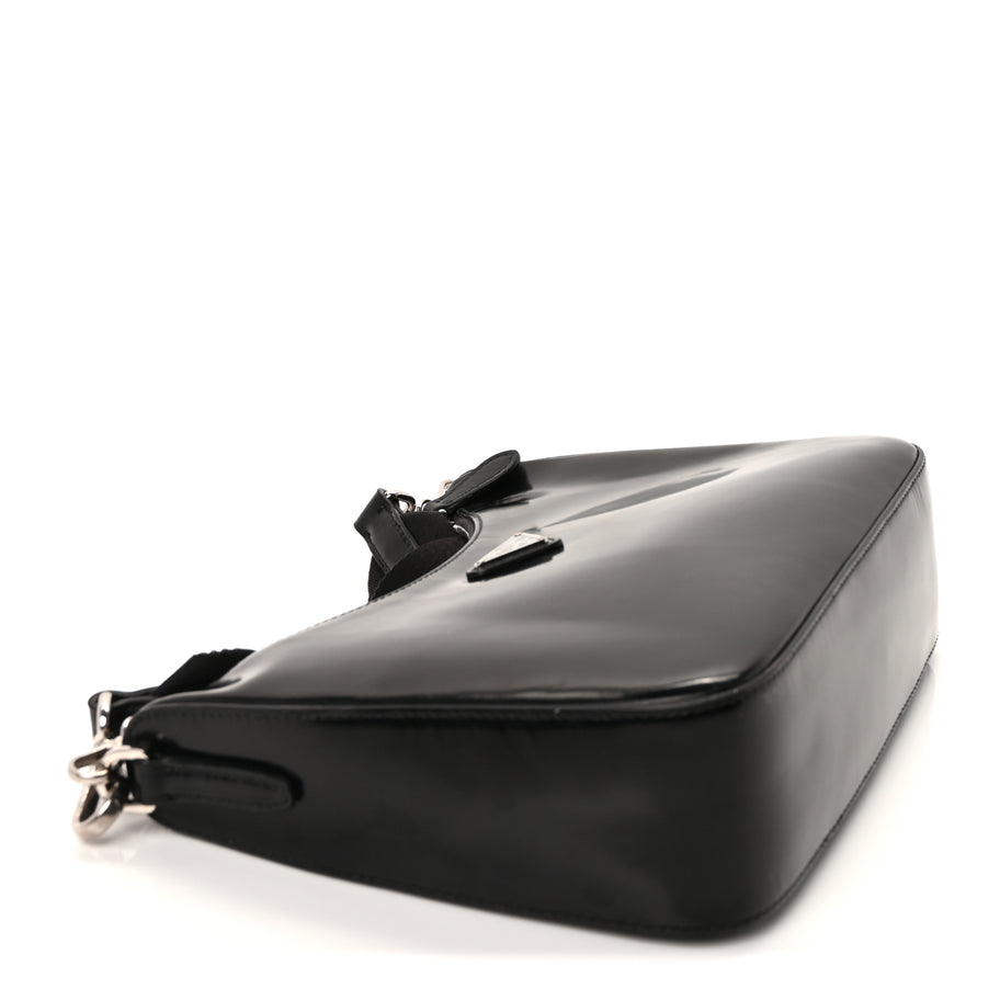 Prada Calfskin Re-Edition 2005 Shoulder Bag  Black Image 7