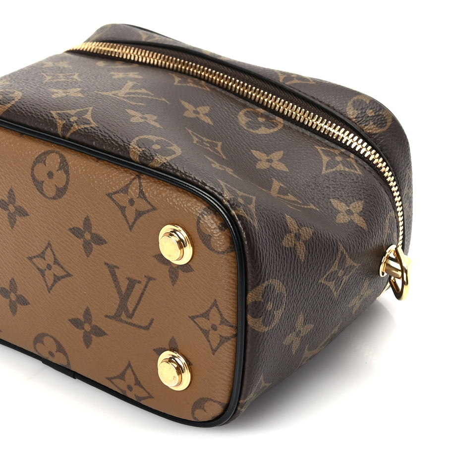 Louis Vuitton Reverse Monogram Vanity Chain Pouch Black Image 8