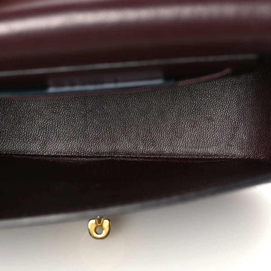 Mulberry Grain Vegetable Tanned Calfskin Small Darley Satchel Oxblood Image 4