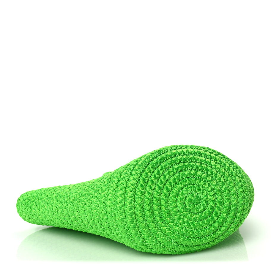 Balenciaga Nylon Lambskin Woven Small Ibiza Basket With Strap Green Image 3