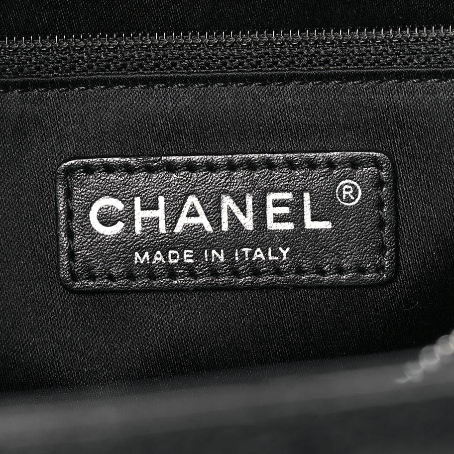Chanel Caviar Quilted Grand Shopping Tote GST Black Image 5