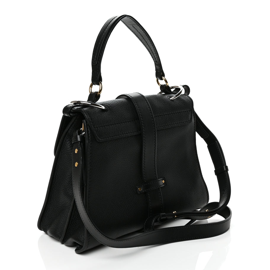 Chloe Grained Calfskin Small Aby Day Shoulder Bag Black Image 2