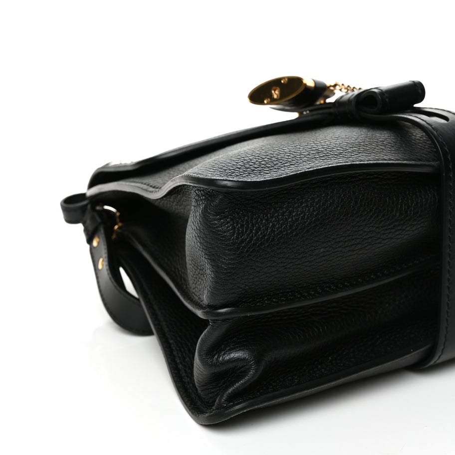 Chloe Grained Calfskin Small Aby Day Shoulder Bag Black Image 8