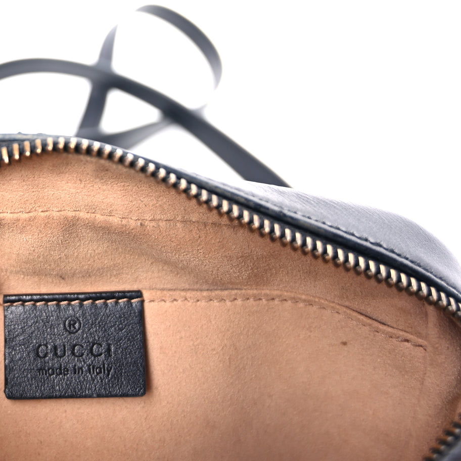 Gucci Calfskin Matelasse Mini GG Marmont Chain Shoulder Bag  Black Image 5
