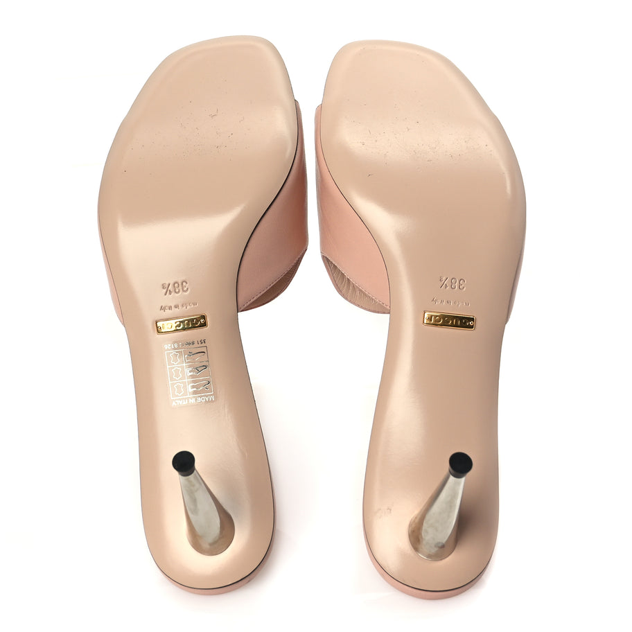 Gucci Malaga Kid Blondie 65mm Slide Sandals 38.5 Perfect Pink Image 6