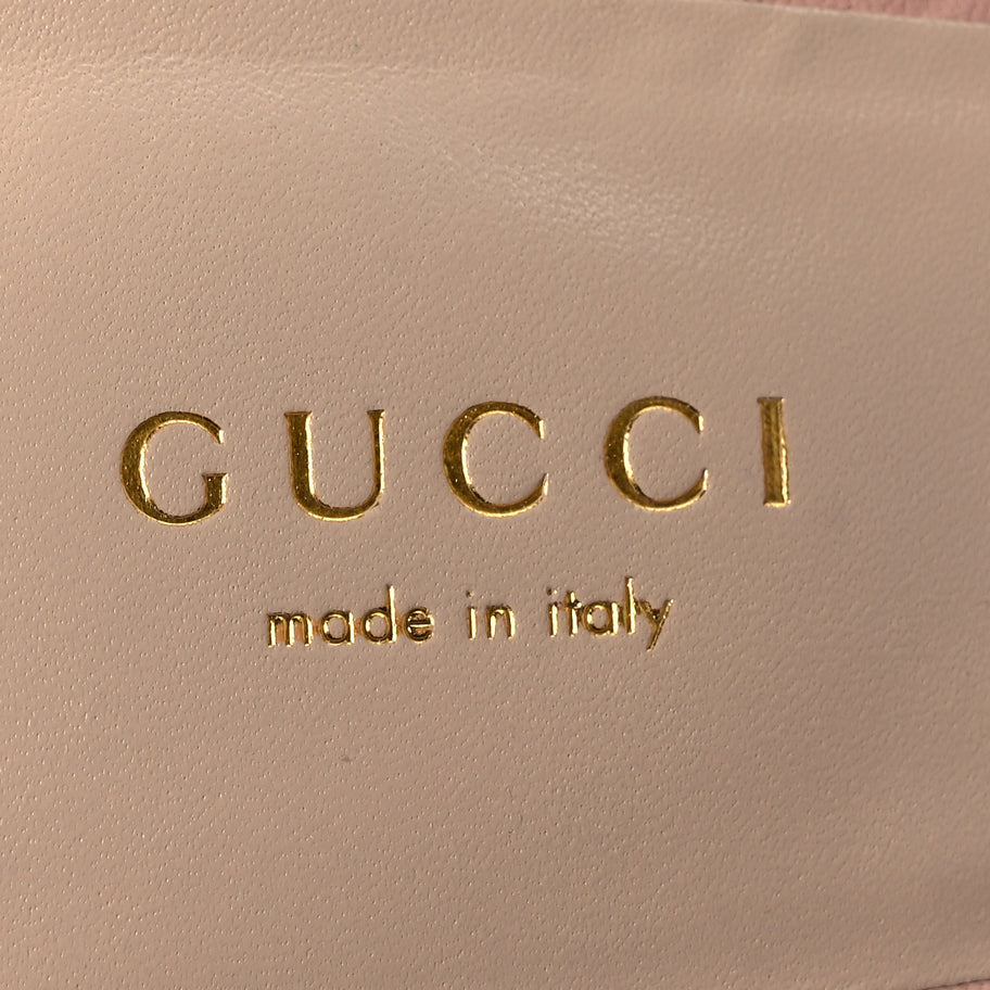 Gucci Malaga Kid Blondie 65mm Slide Sandals 38.5 Perfect Pink Image 8