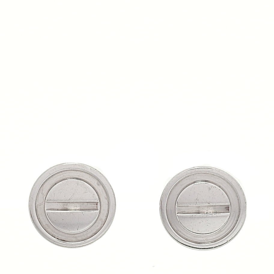 Cartier 18K White Gold LOVE Earrings Image 1