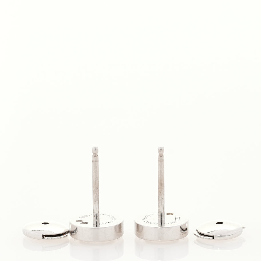 Cartier 18K White Gold LOVE Earrings Image 5