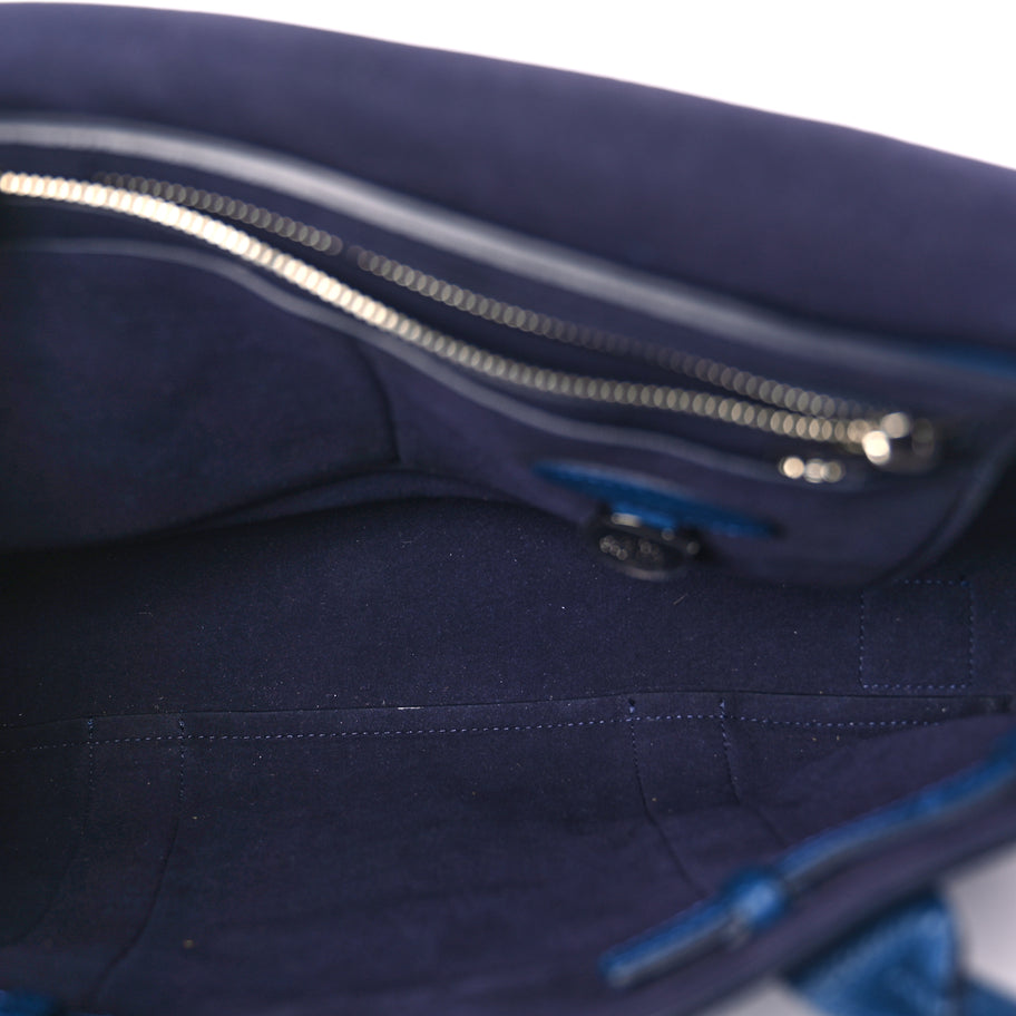 Mulberry Small Classic Grain Bayswater Midnight Blue Image 4