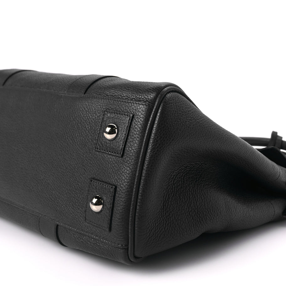 Mulberry Small Classic Grain Bayswater Black Image 8