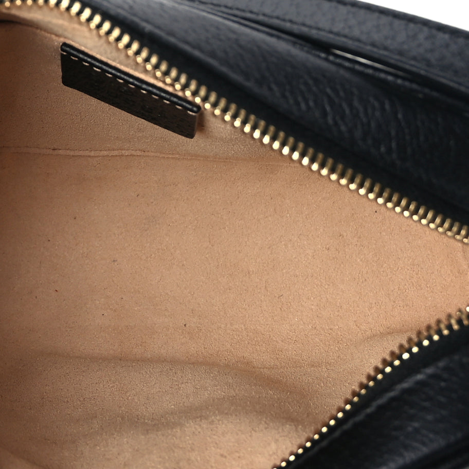 Gucci Calfskin Web Mini Ophidia Shoulder Bag Black Image 4