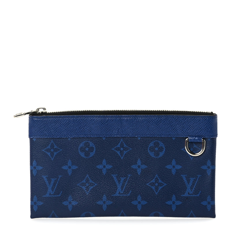  Louis Vuitton Taiga Monogram Pacific Discovery Pochette Cobalt