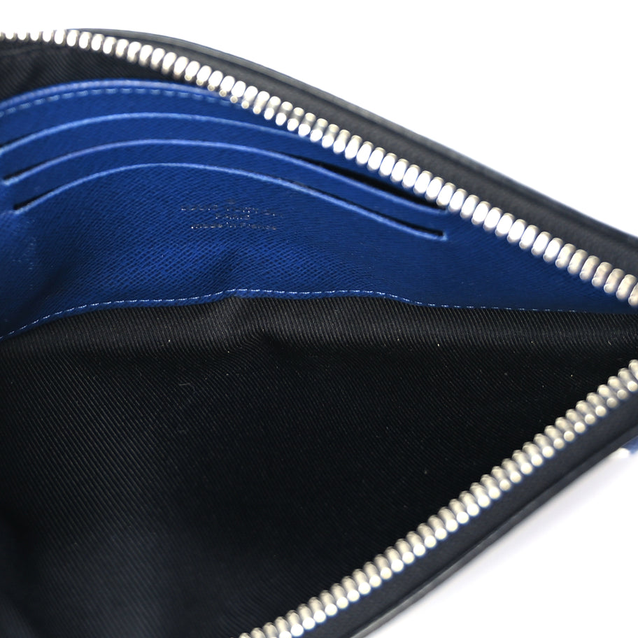 Louis Vuitton Taiga Monogram Pacific Discovery Pochette Cobalt Image 5