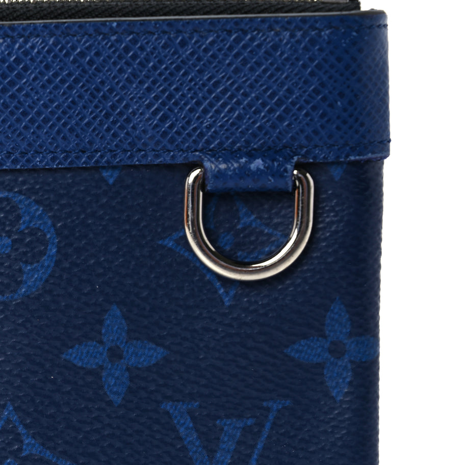 Louis Vuitton Taiga Monogram Pacific Discovery Pochette Cobalt Image 7