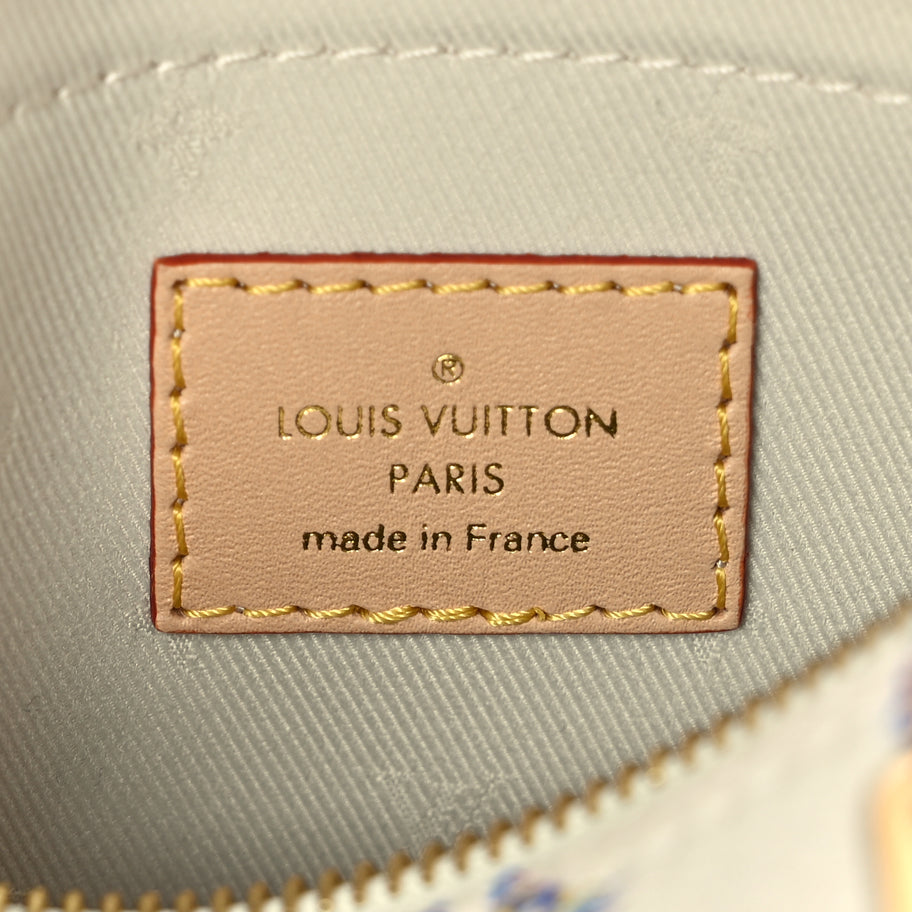 Louis Vuitton Monogram Jacquard Fabric Speedy Bandouliere 20 Multicolor Beige Image 5