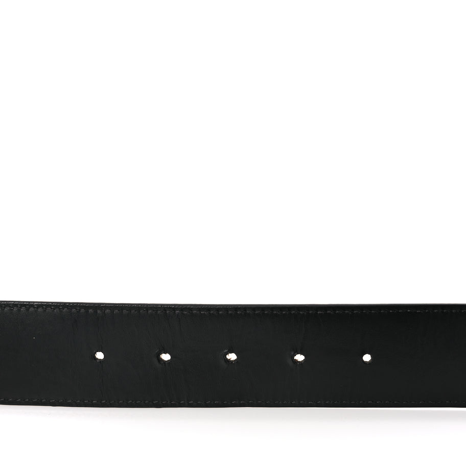 Louis Vuitton Calfskin Monogram 40mm LV Initiales Reversible Belt 95 38 Black Image 4