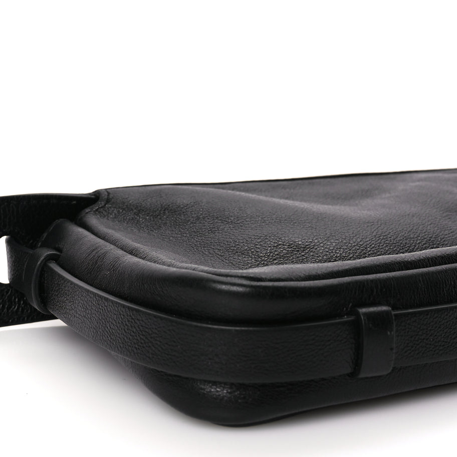Fendi Vitello Mini Simply Fendi Shoulder Bag Black Image 7