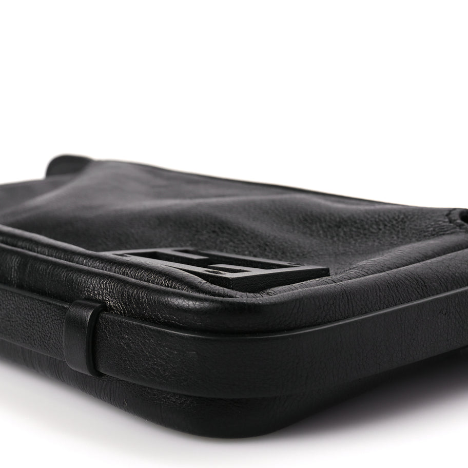 Fendi Vitello Mini Simply Fendi Shoulder Bag Black Image 8