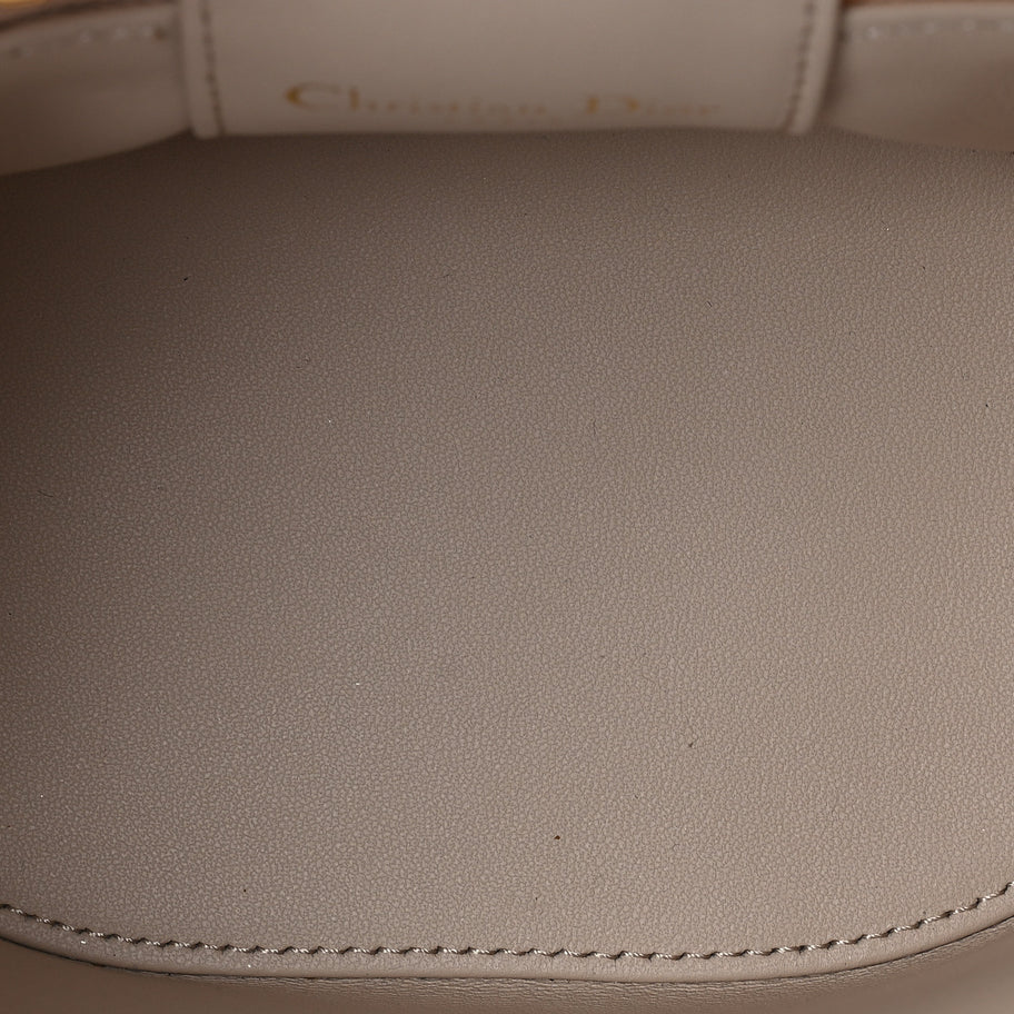 Christian Dior Lambskin Signature CD Vanity Case Caramel Beige Image 5