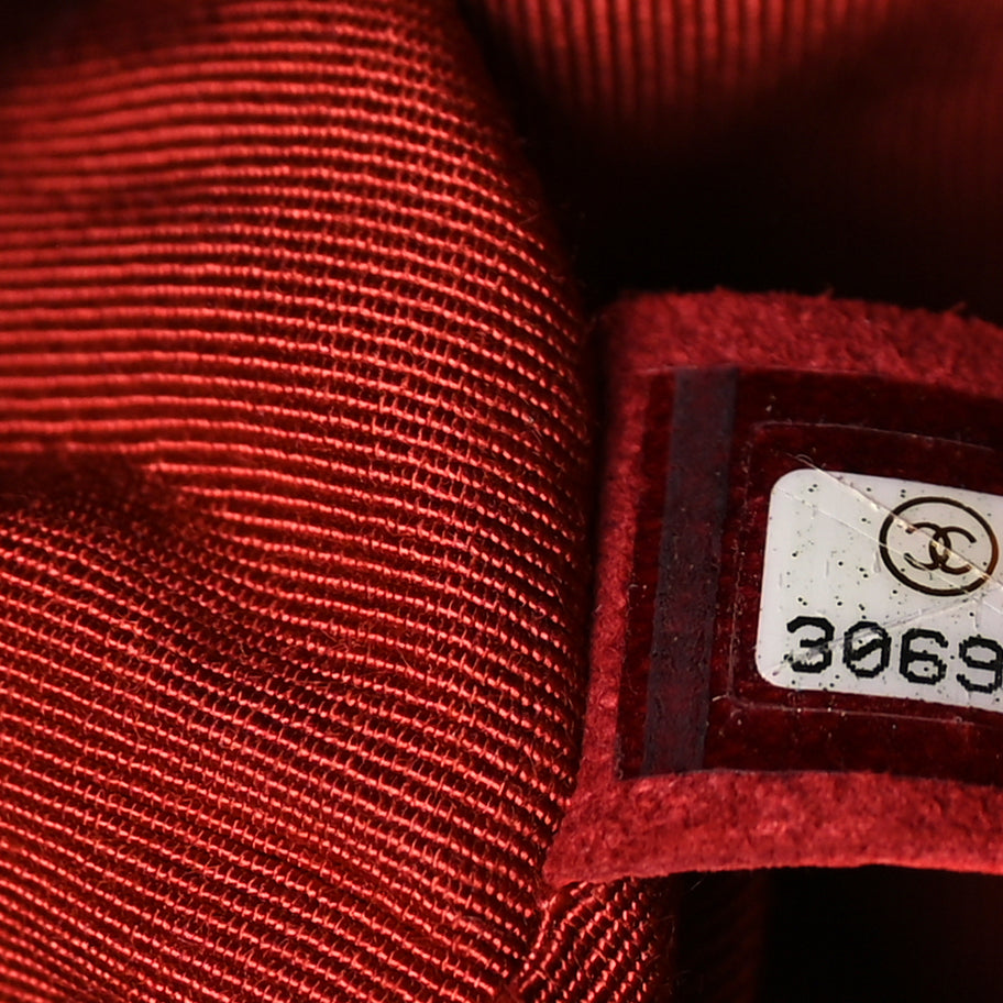 Chanel Lambskin Quilted Medium Chanel 19 Flap  Red Image 6