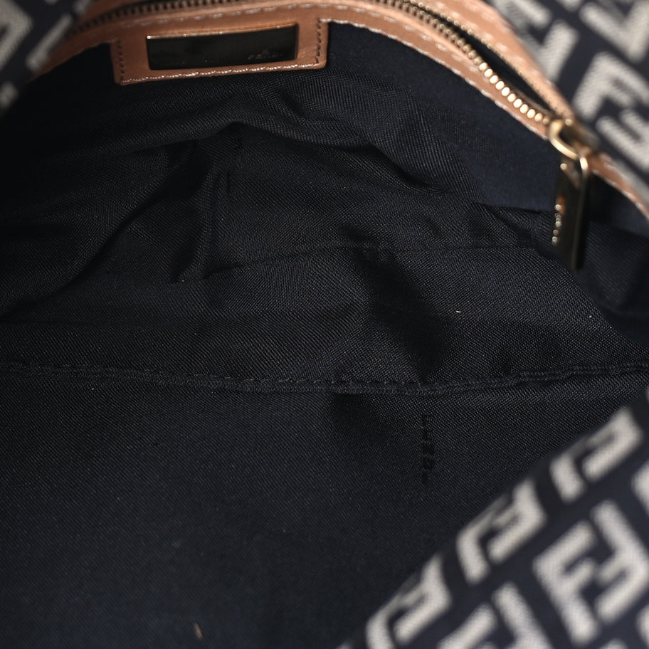 Fendi Zucchino Baguette Black Image 4