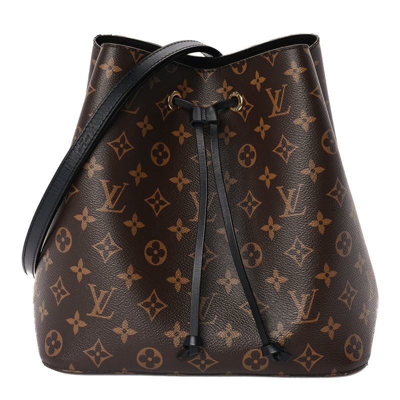  Louis Vuitton Monogram Neonoe MM  Black