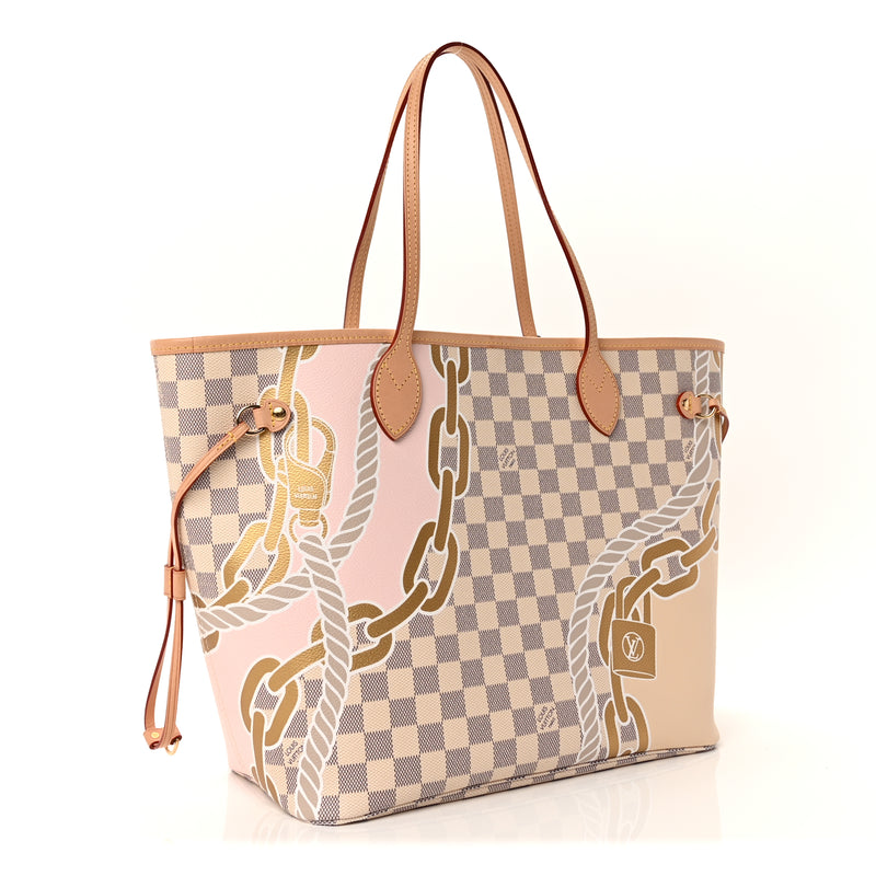  Louis Vuitton Damier Azur Nautical Neverfull MM