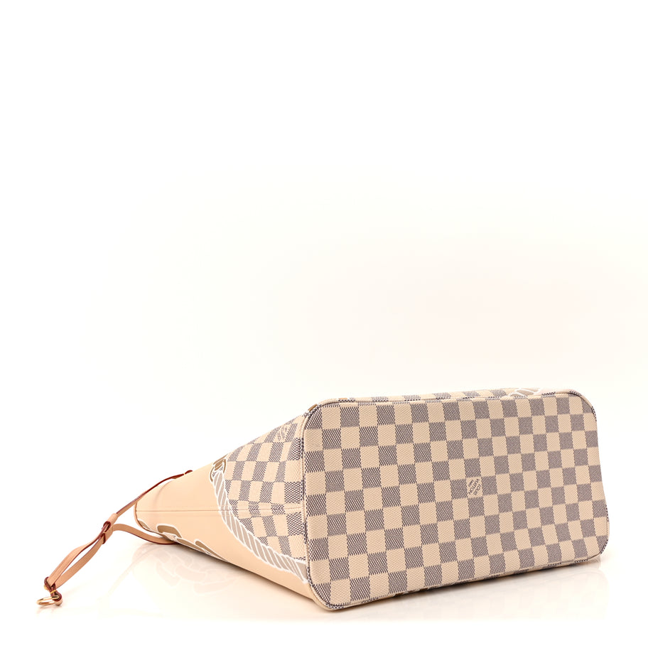 Louis Vuitton Damier Azur Nautical Neverfull MM Image 3