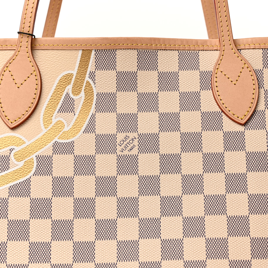 Louis Vuitton Damier Azur Nautical Neverfull MM Image 6