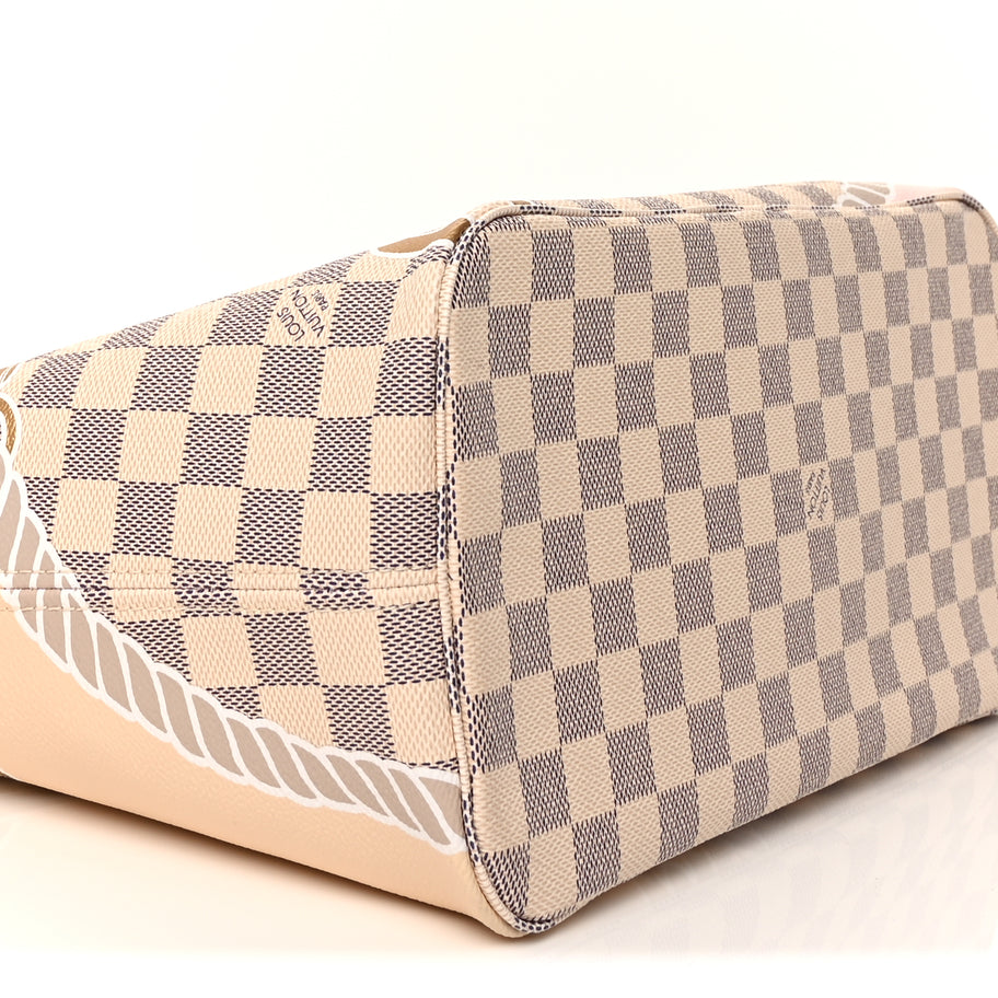 Louis Vuitton Damier Azur Nautical Neverfull MM Image 7