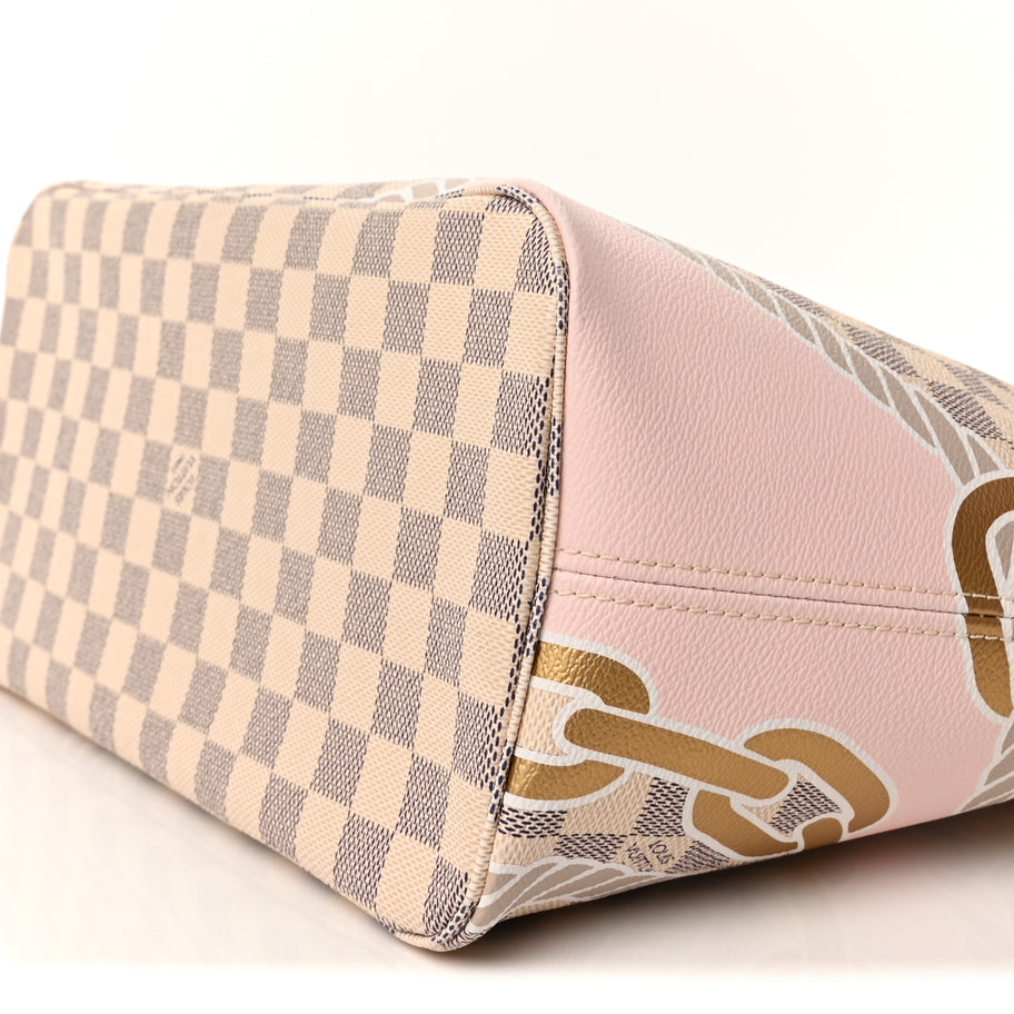 Louis Vuitton Damier Azur Nautical Neverfull MM Image 8