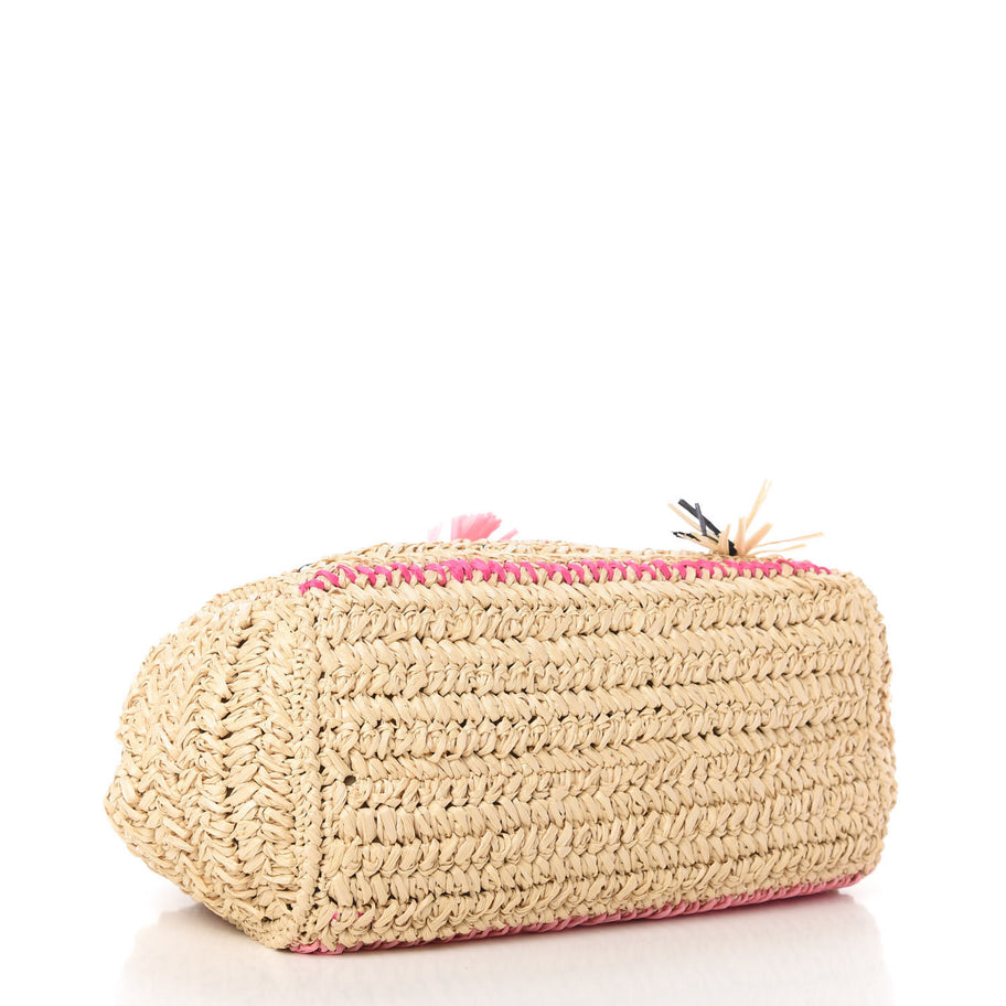 Prada Raffia Small Canapa Tote Naturale Image 3