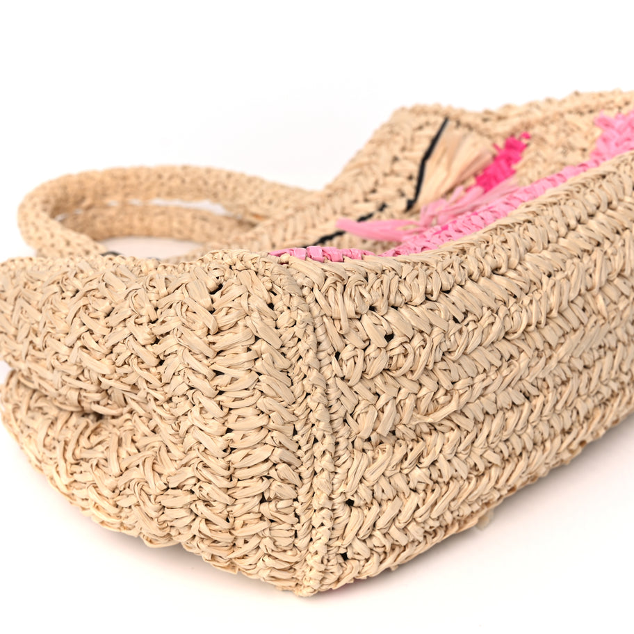 Prada Raffia Small Canapa Tote Naturale Image 6