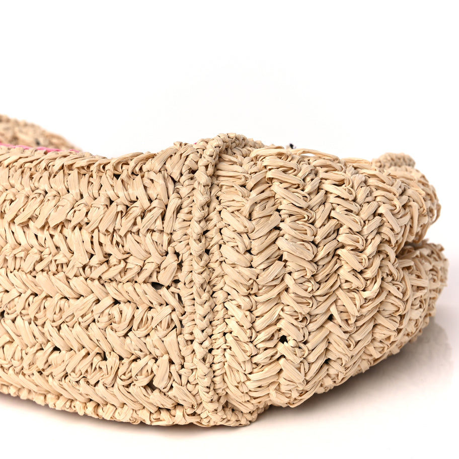 Prada Raffia Small Canapa Tote Naturale Image 7
