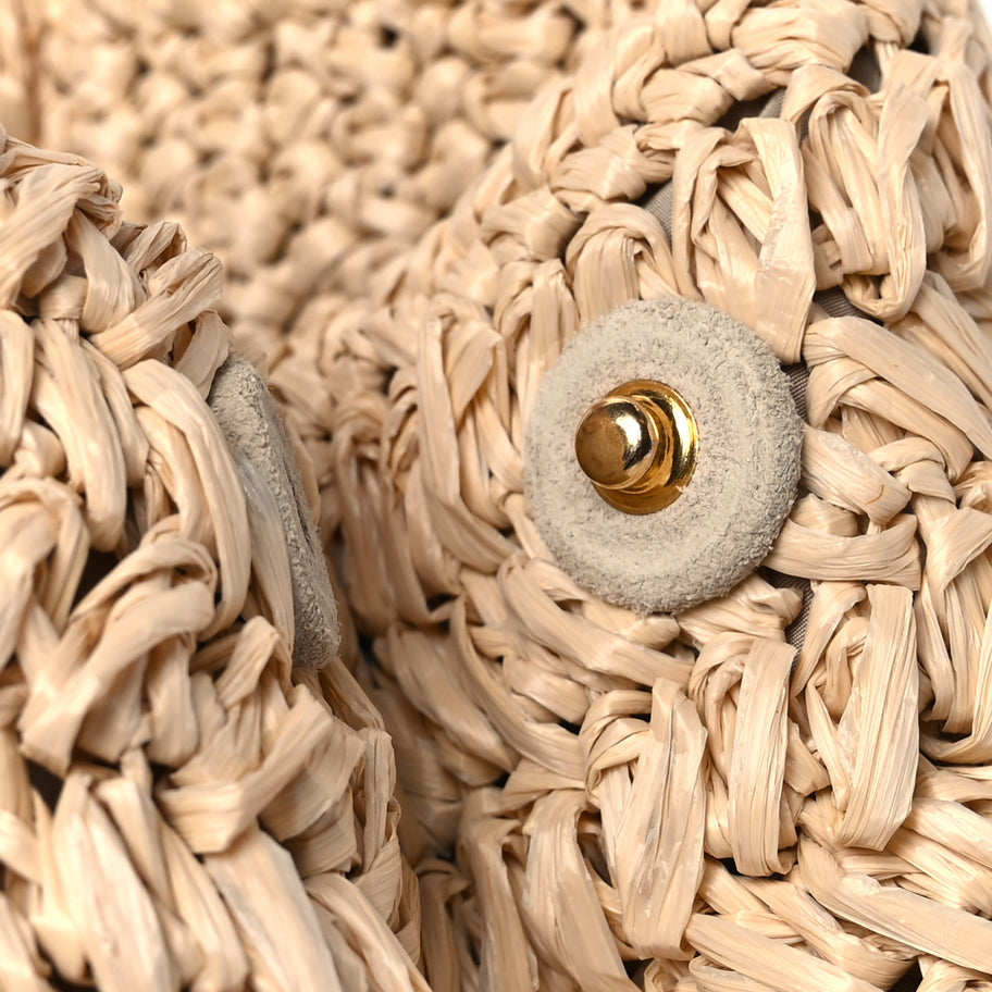 Prada Raffia Small Canapa Tote Naturale Image 8