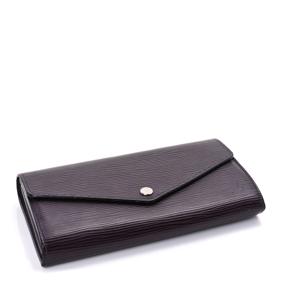 Louis Vuitton Epi Sarah Wallet NM Purple Image 4