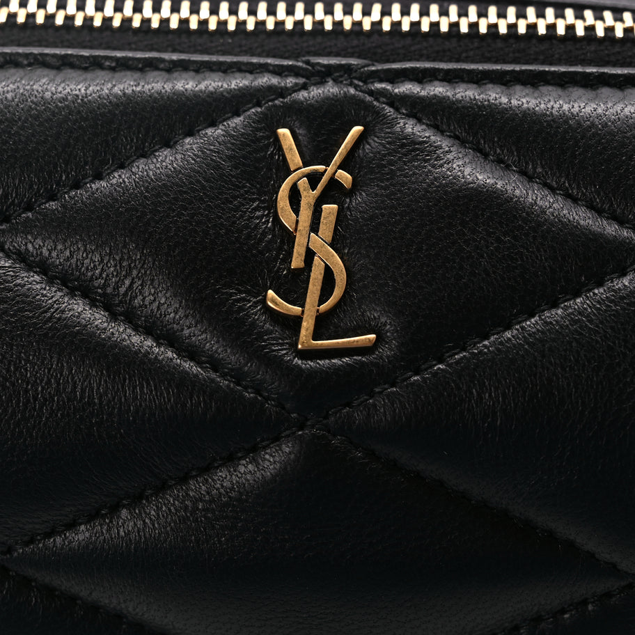 Saint Laurent Lambskin Monogram Mini Sade Tube Bag Black Image 7