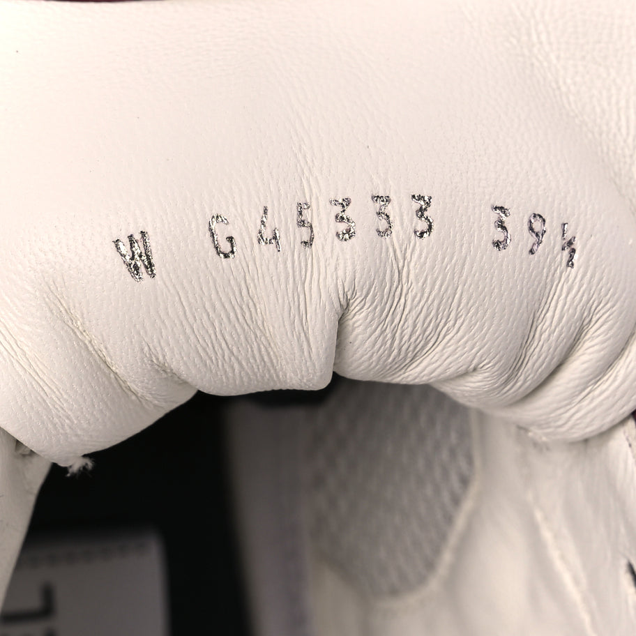 Chanel Calfskin CC Sneakers 39.5 Light Burgundy White Pink Image 8