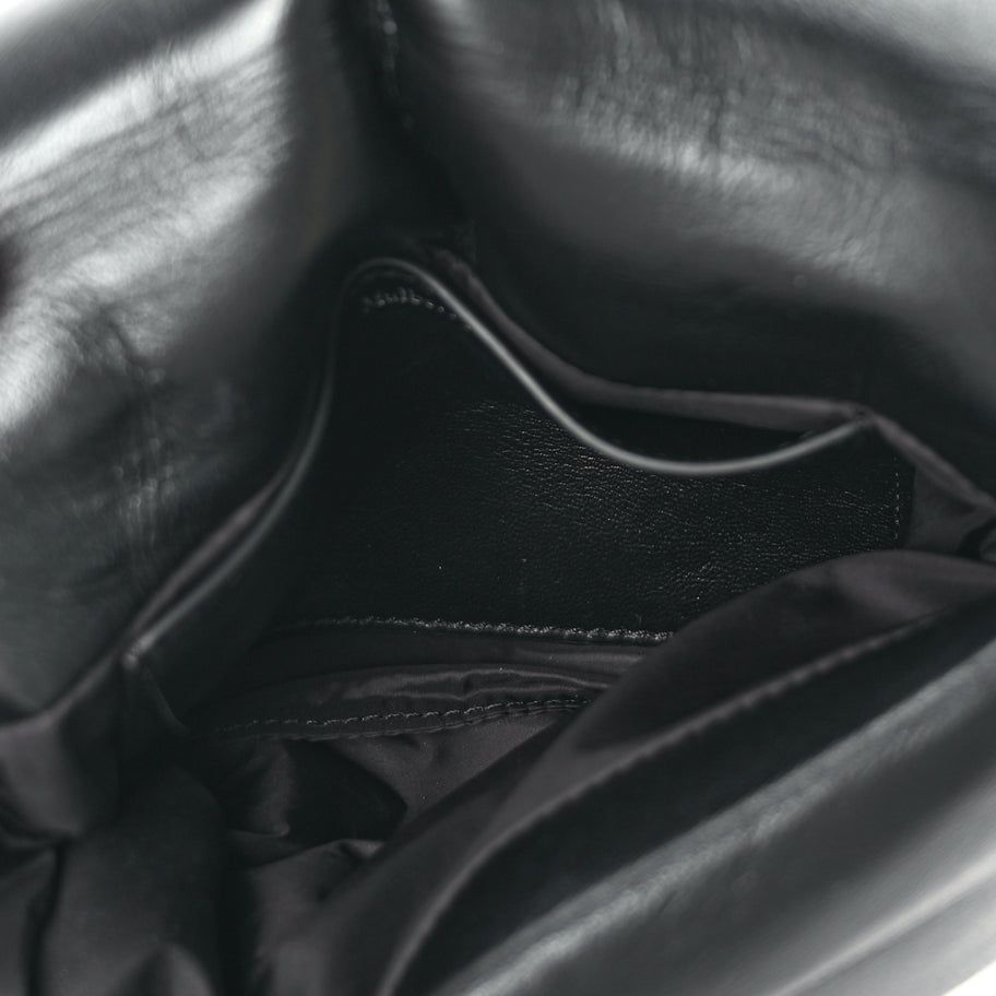 Mulberry Nappa Pillow Quilted Little Softie Bag Black Image 4