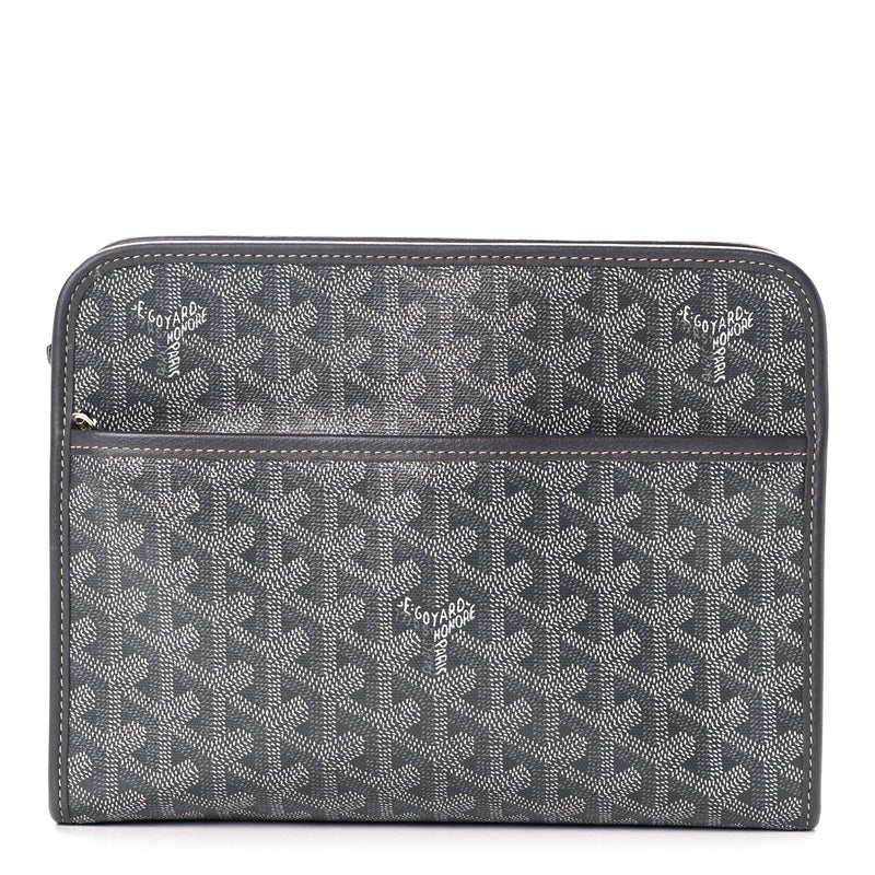  Goyard  Goyardine Jouvence Toiletry Pouch Grey