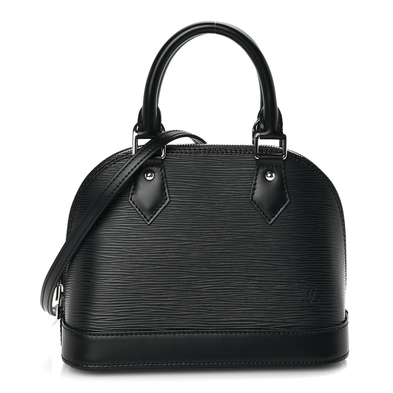  Louis Vuitton Epi Alma BB Black